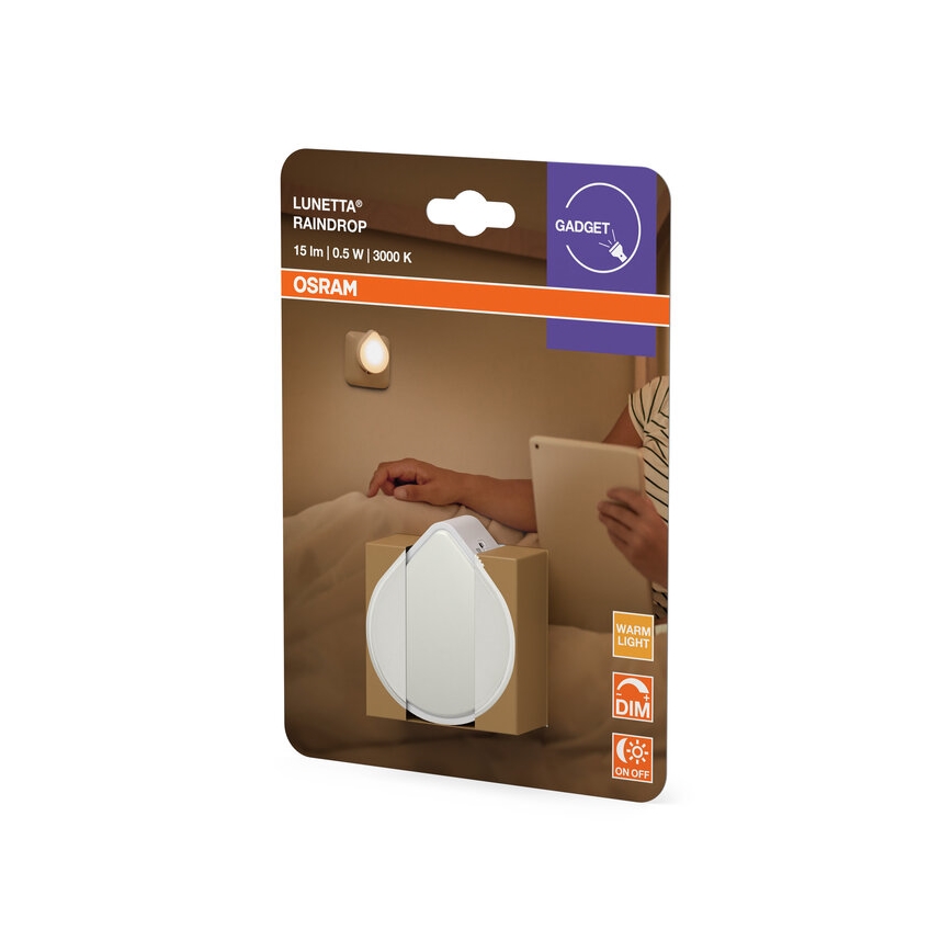 Osram - Luz noturna LED dimerizável para tomada LUNETTA LED/0,5W/230V