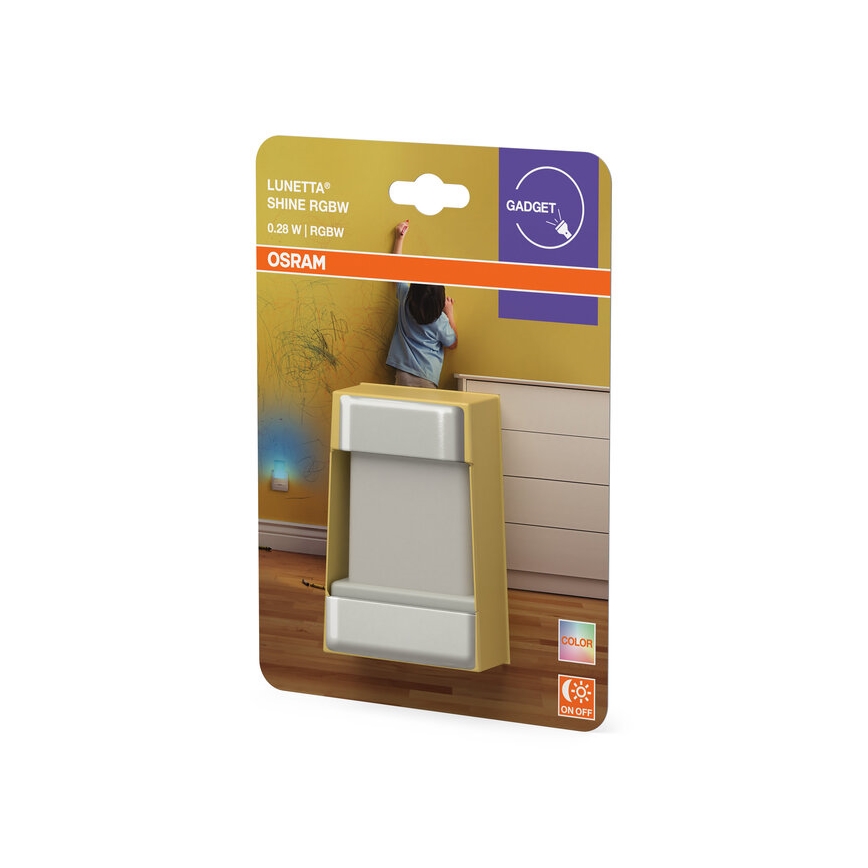 Osram - Luz noturna LED RGBW com sensor LUNETTA LED/0,28W/230V