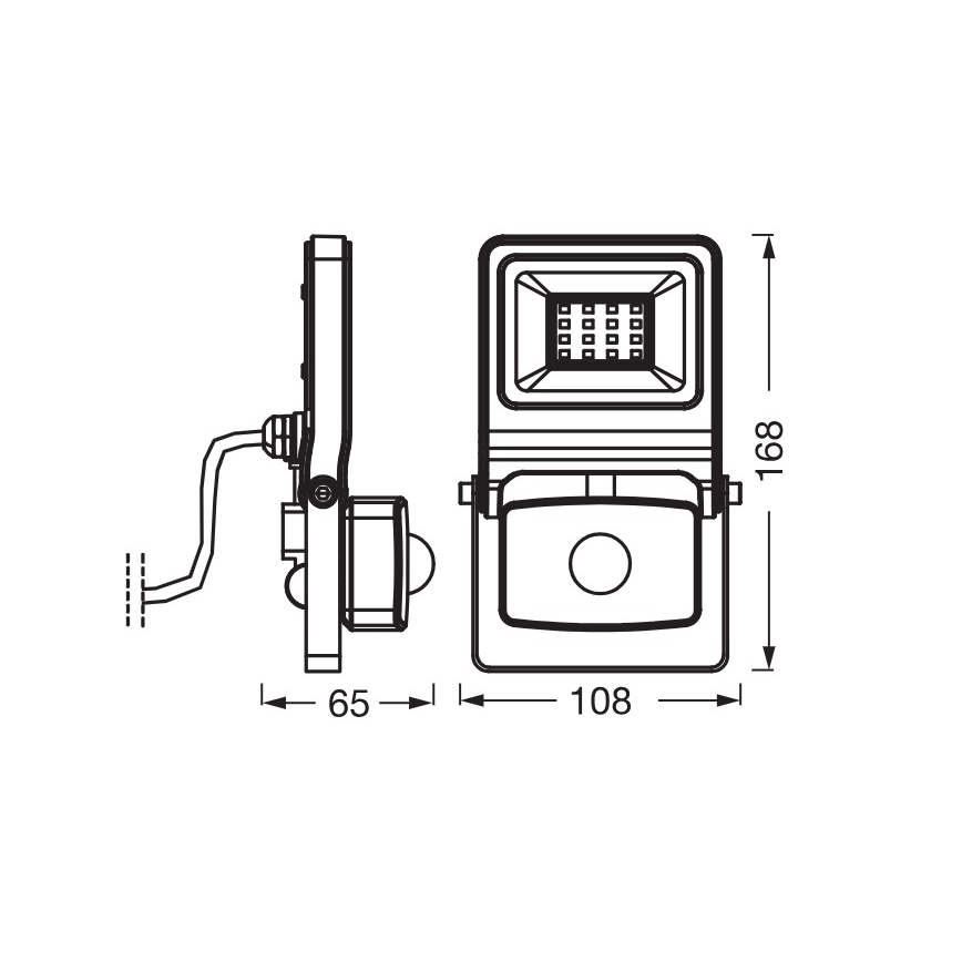 Osram - Projetor LED com sensor ENDURA LED/10W/230V 3000K IP44