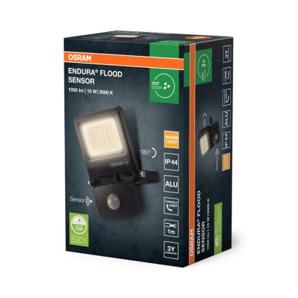 Osram - Refletor LED com sensor ENDURA LED/10W/230V 3000K IP44