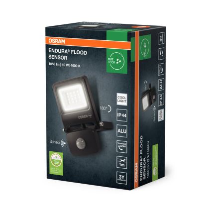 Osram - Refletor LED com sensor ENDURA LED/10W/230V 4000K IP44