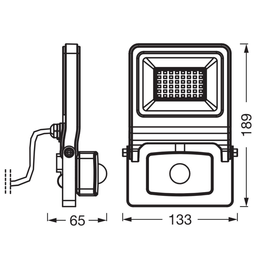 Osram - Refletor LED com sensor ENDURA LED/30W/230V IP44