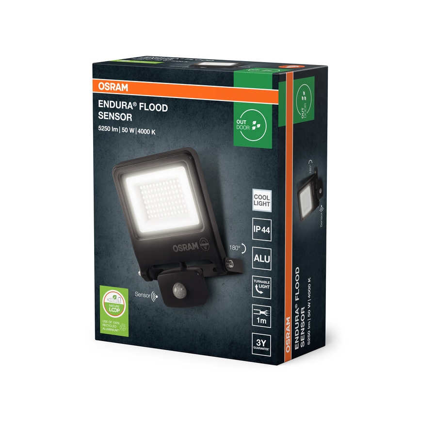 Osram - Refletor LED com sensor ENDURA LED/50W/230V 4000K IP44