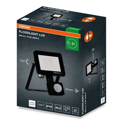 Osram - Refletor LED com sensor FLOODLIGHT LED/10W/230V 4000K IP65