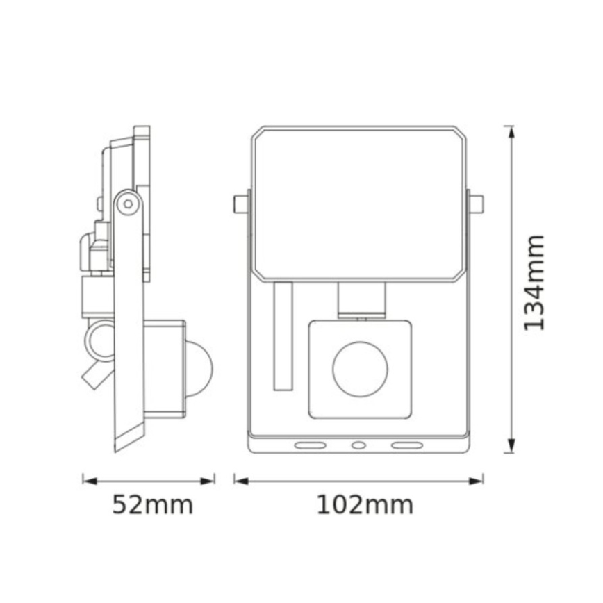 Osram - Refletor LED com sensor FLOODLIGHT LED/10W/230V 6500K IP65