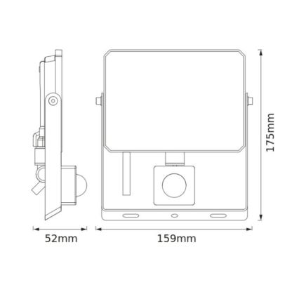 Osram - Refletor LED com sensor FLOODLIGHT LED/30W/230V 6500K IP65