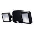 Osram - Refletor LED de parede para exterior com sensor BATTERY 2xLED/5W/4xD IP54
