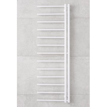 P.M.H. AP2W-L - Radiador toalheiro para casa de banho APOLLO 346W 150 cm, versão direita/branco