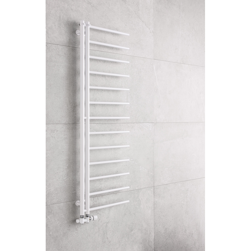 P.M.H. AP2W - Radiador-toalheiro de casa de banho APOLLO 346W 150 cm direito/branco