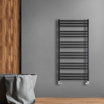P.M.H. AV4B - Toalheiro aquecido em escada AVENTO 567W 121 cm preto