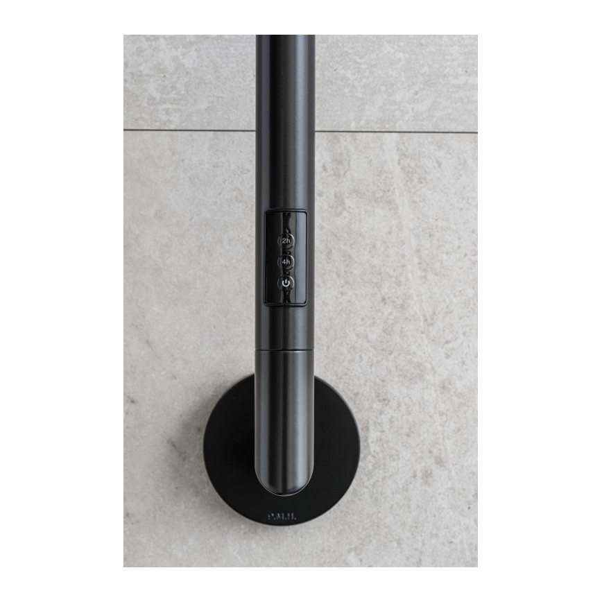 P.M.H. LS1B - Toalheiro elétrico LISA 24W/230V 170 cm IP44 preto