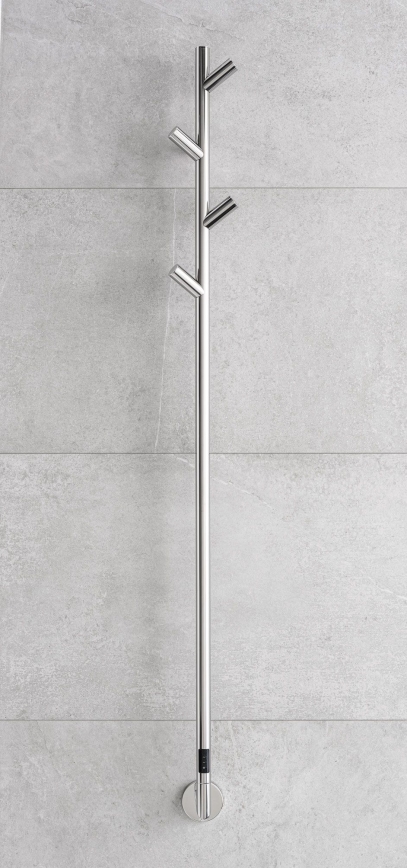 P.M.H. LS1SS - Toalheiro elétrico LISA 24W/230V 170 cm IP44 aço inoxidável polido
