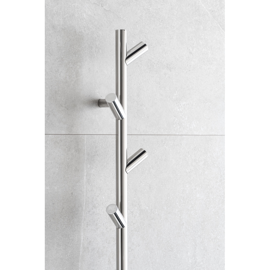 P.M.H. LS1SS - Toalheiro elétrico LISA 24W/230V 170 cm IP44 aço inoxidável polido