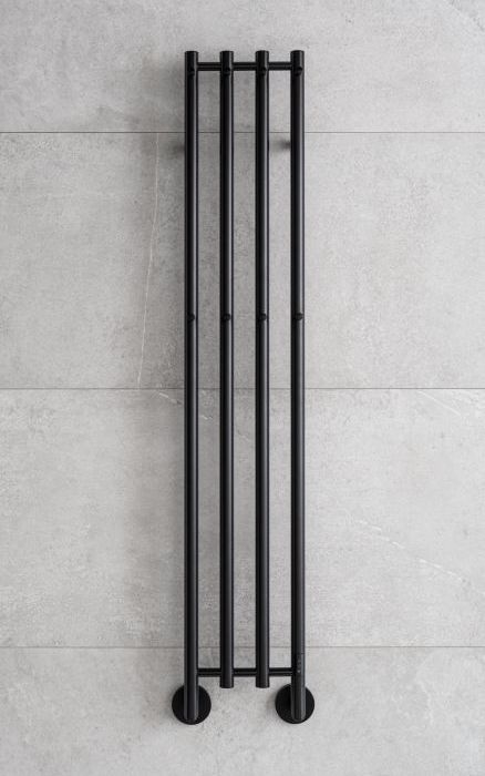 P.M.H. MO1B-R - Toalheiro elétrico MONA 93W/230V 153,3 cm IP44 preto