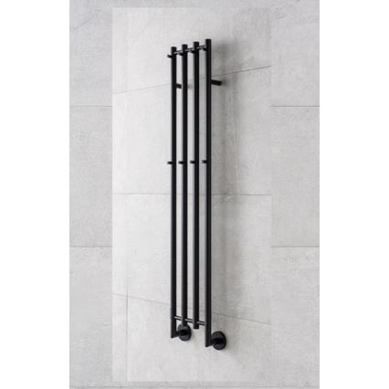 P.M.H. MO1B-RK - Toalheiro elétrico MONA 93W/230V 153,3 cm IP44 preto