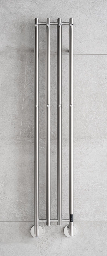 P.M.H. MO1SS-L - Toalheiro elétrico MONA 93W/230V 153,3 cm IP44 aço inoxidável polido