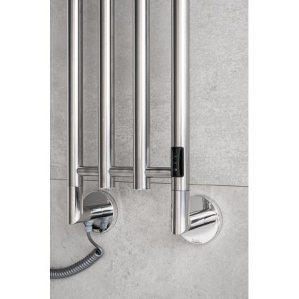 P.M.H. MO1SS-L - Toalheiro elétrico MONA 93W/230V 153,3 cm IP44 aço inoxidável polido