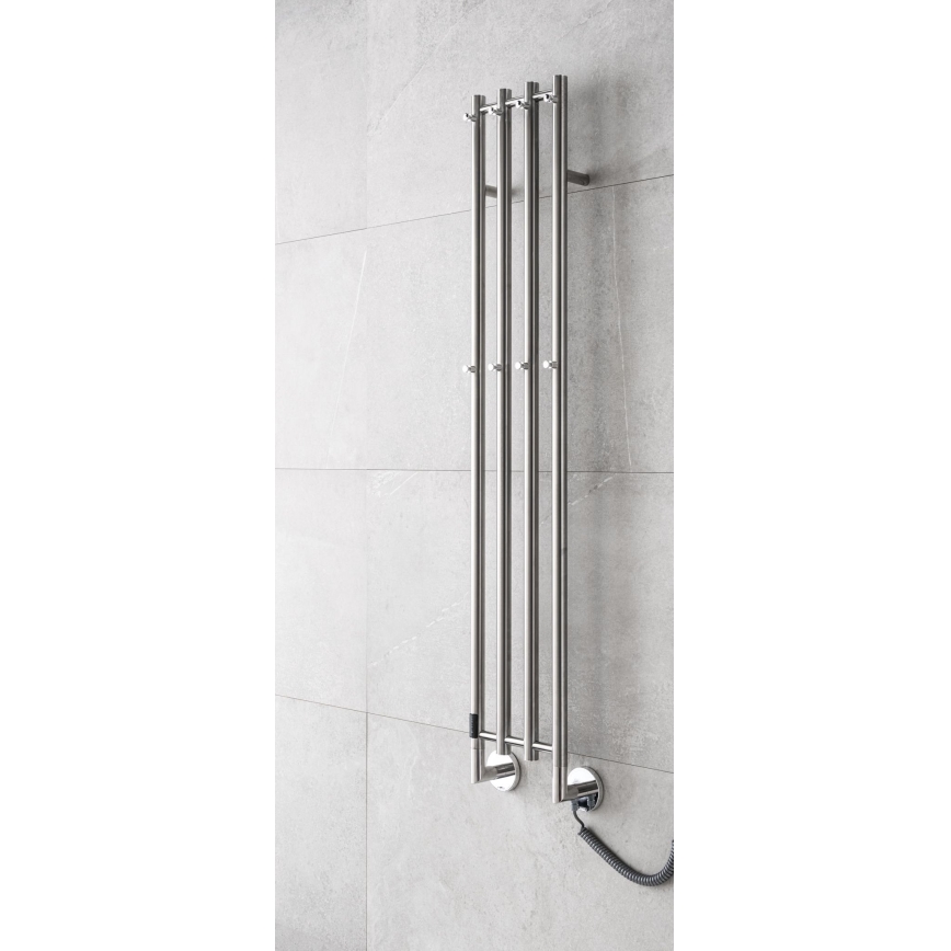 P.M.H. MO1SS-LK - Toalheiro elétrico MONA 93W/230V 153,3 cm IP44 aço inoxidável polido