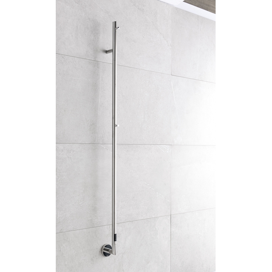 P.M.H. OL1SS - Toalheiro elétrico OLE 24W/230V, 170 cm, IP44, em aço inoxidável polido