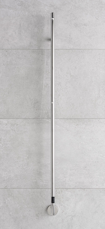 P.M.H. OL1SS - Toalheiro elétrico OLE 24W/230V, 170 cm, IP44, em aço inoxidável polido
