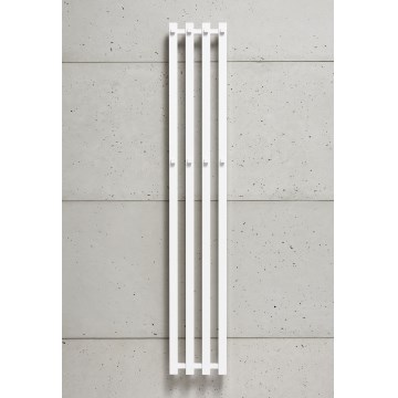 P.M.H. P2W/4 - Toalheiro aquecido em escada PLUTO 406 W 150 cm branco