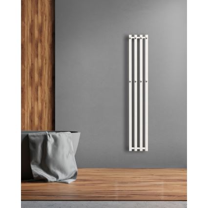 P.M.H. P2W/4 - Toalheiro aquecido em escada PLUTO 406 W 150 cm branco