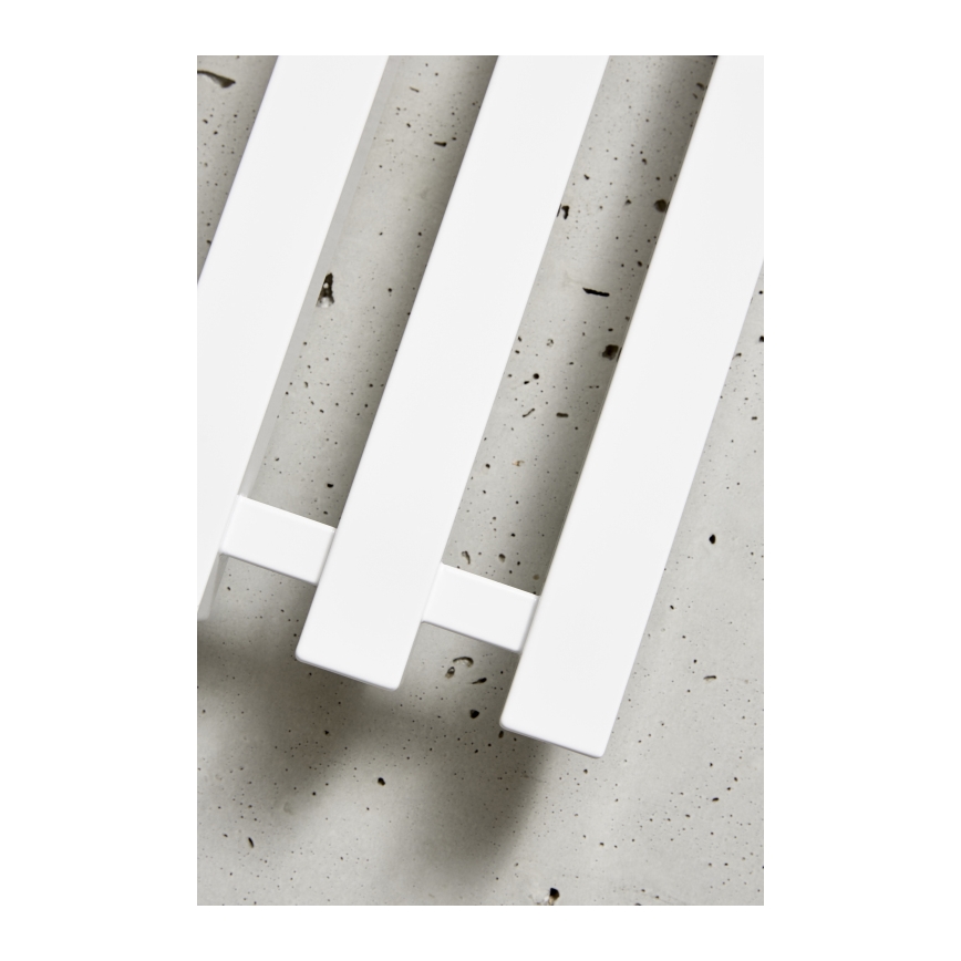 P.M.H. P2W/4 - Toalheiro aquecido em escada PLUTO 406 W 150 cm branco