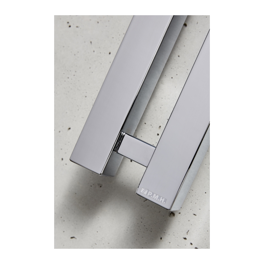 P.M.H. PX2C/4 - Radiador-toalheiro para casa de banho PLUTO X, 350 W, 150 cm, cromo brilhante