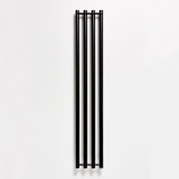 P.M.H. R2B - Radiador-toalheiro em escada para casa de banho ROSENDAL 350 W 150 cm preto