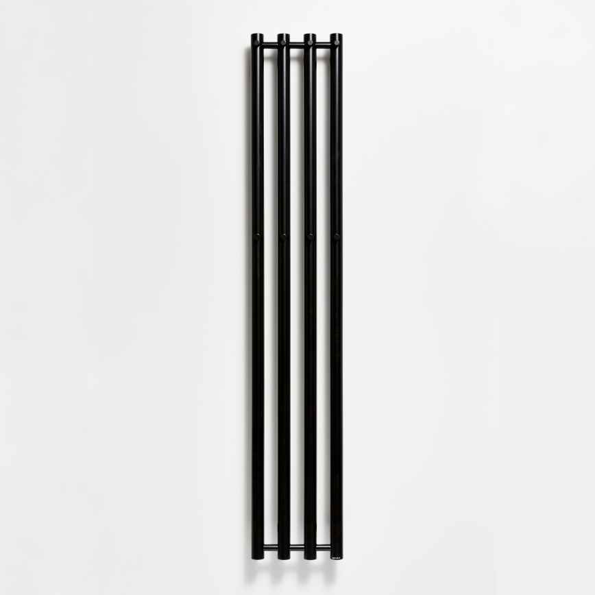 P.M.H. R2B - Radiador-toalheiro em escada para casa de banho ROSENDAL 350 W 150 cm preto