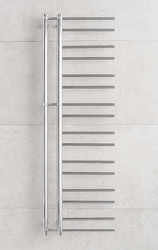 P.M.H. T2C - Toalheiro aquecido para casa de banho THEIA 352W 154 cm direito/cromado brilhante