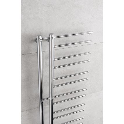 P.M.H. T2C - Toalheiro aquecido para casa de banho THEIA 352W 154 cm direito/cromado brilhante