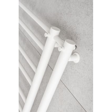 P.M.H. T2W-L - Radiador-toalheiro para casa de banho THEIA 352 W 154 cm ligação à esquerda/branco