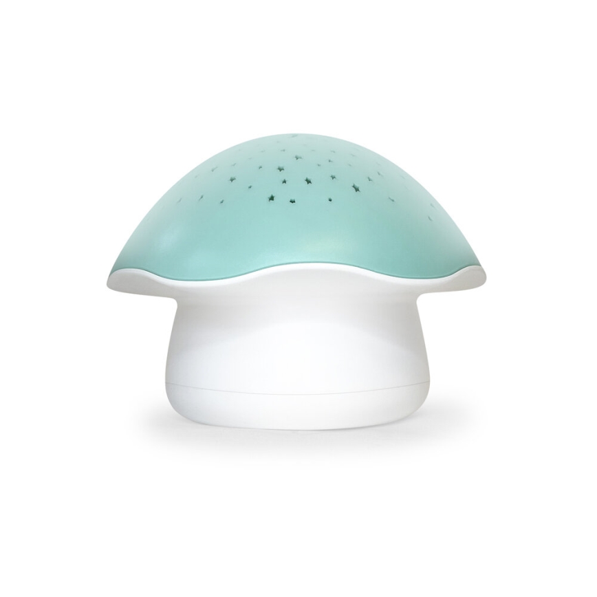 PABOBO - Projetor com melodia STAR MUSHROOM 3xAA azul