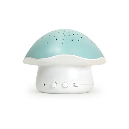 PABOBO - Projetor com melodia STAR MUSHROOM 3xAA azul