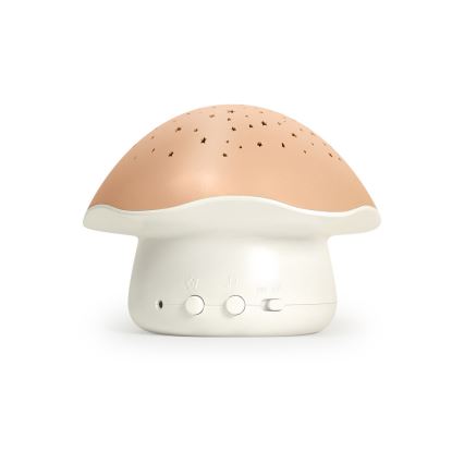 PABOBO - Projetor com melodia STAR MUSHROOM 3xAA rosa-salmão