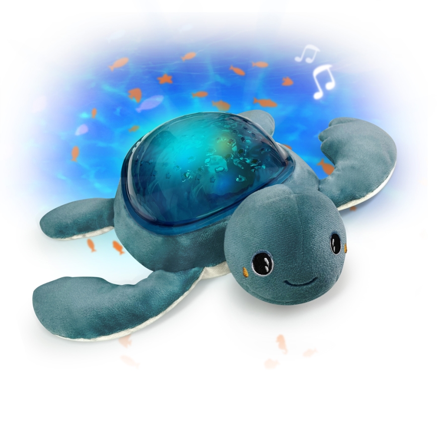 PABOBO - Projetor com uma melodia AQUA DREAM USB tartaruga 1200 mAh