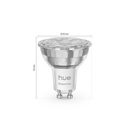 Conjunto com 3 lâmpadas LED dimerizáveis Philips Hue White And Color Ambiance Essential GU10/4,7W/230V 2200-6500K