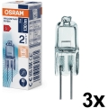 Pack de 3 lâmpadas para forno HALOSTAR G4/10W/12V 2700K - Osram