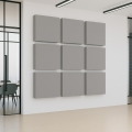 Painel acústico SILENCE 58x58 cm cinzento