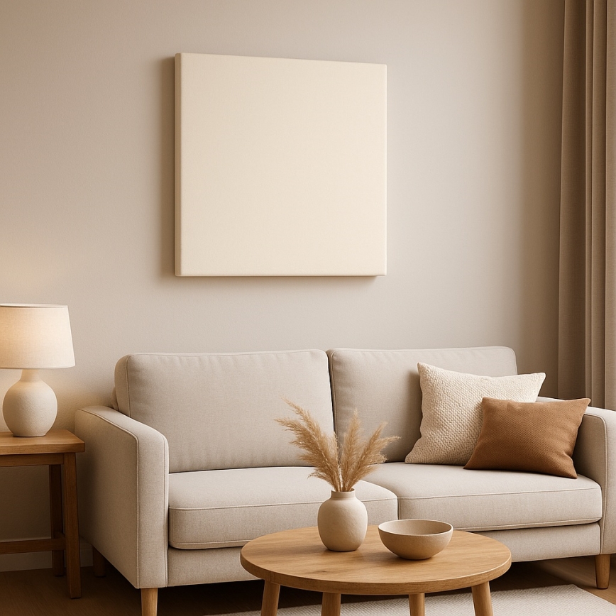 Painel acústico SILENCE 58x58 cm creme