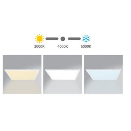 Painel de encastrar LED com regulação e controlo remoto ZEUS LED/40W/230V 4000K
