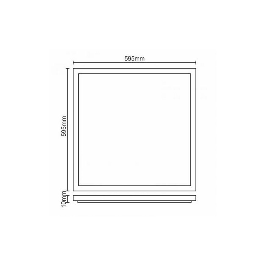 Painel de encastrar LED LED/40W/230V 4500K