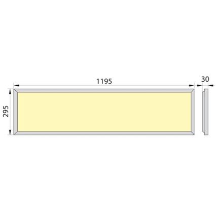 Painel de encastrar LED OREGA PLUS 120 LED/50W/230V 4000K IP40