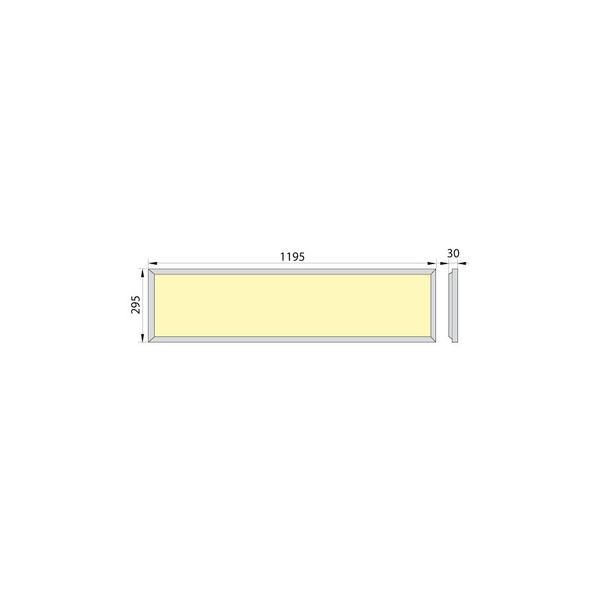Painel de encastrar LED OREGA PLUS 120 LED/50W/230V 4000K IP40