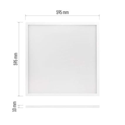 Painel de encastrar LED PROXO LED/33W/230V 4000K 60x60 cm branco