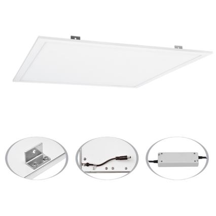 Painel de encastrar microprismático LED ZEUS LED/45W/230V 4,000K