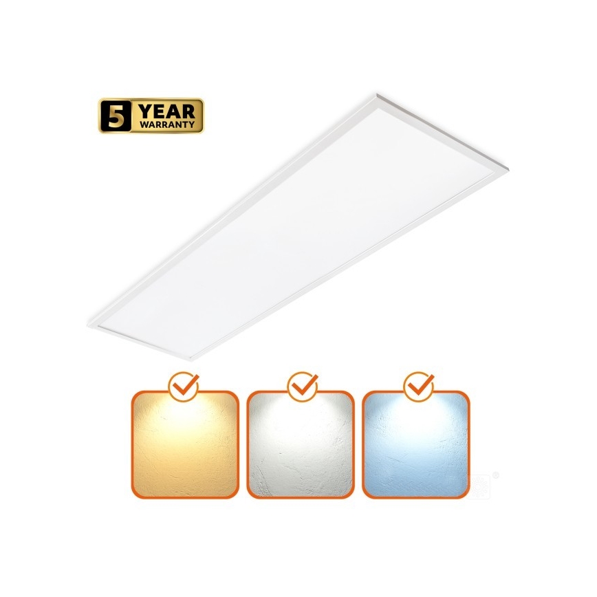 Painel embutido LED com regulação CAPRI LED/25/36/40W/230V 3000/4000/5700K IP44 30x120 cm