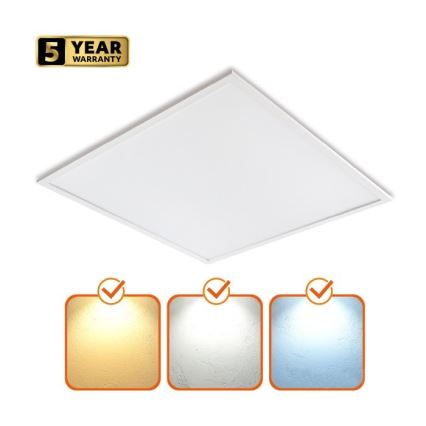 Painel embutido LED com regulação CAPRI LED/25/36/40W/230V 3000/4000/5700K IP44 60x60 cm