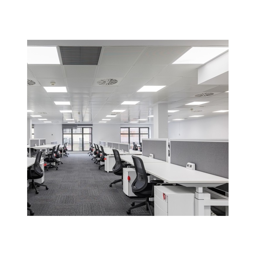 Painel embutido LED com regulação CAPRI LED/25/36/40W/230V 3000/4000/5700K UGR&lt;19 IP44 60x60 cm